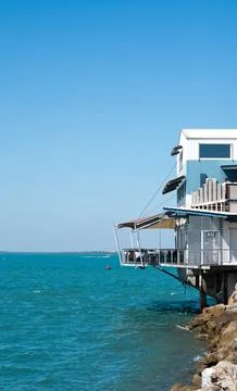 Darwin Dining over the Water Stock Photos