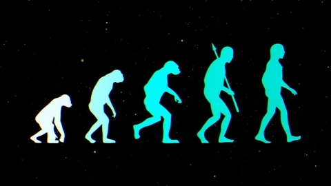 Darwin evolution theory science universe Stock Footage 104950189