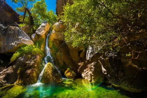 Darwin Falls Death Valley Stock Photos