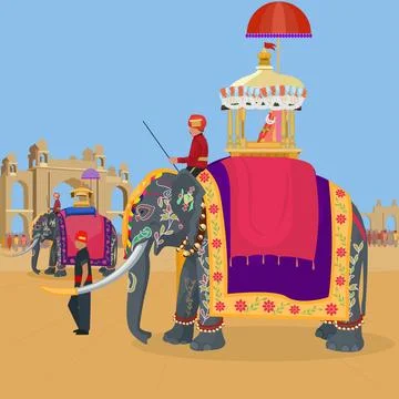 Dasara Ambari Stock Illustration