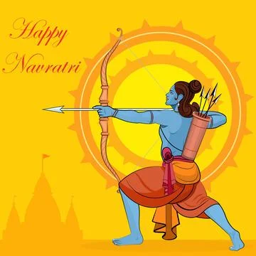 Dasara Ram Stock Illustration