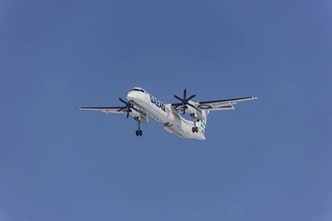 Dash 8-400 Foto stock