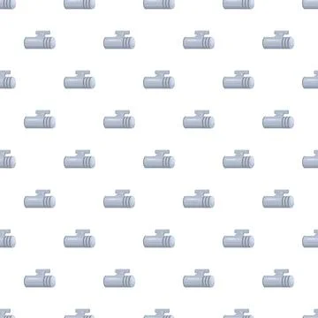 Dash cam recording device seamless pattern background Stock Illustration
