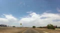 Dash cam time lapse desert freeway travel traffic big rigs train -2 Video HD