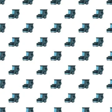 Dash camera pattern repeated on a white background Illustrazione stock
