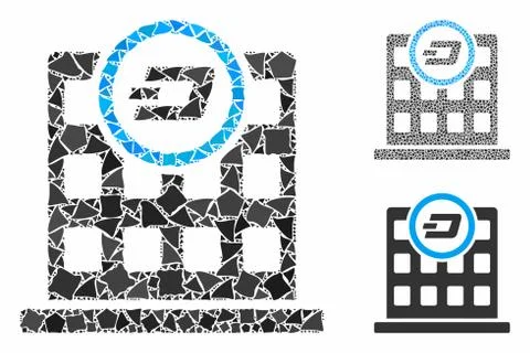 Dash corporation building Composition Icon of Joggly Items Ilustración de archivo