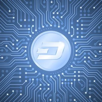 Dash Crypto-Currency Stock-Illustration