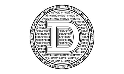 Dash currency Stock Illustration