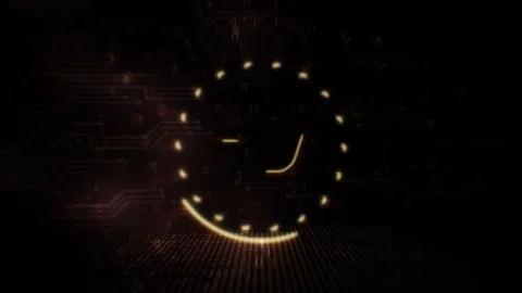 Dash - DASH - 3D Cryptocurrency Neon Coin Loop Видео 113087904