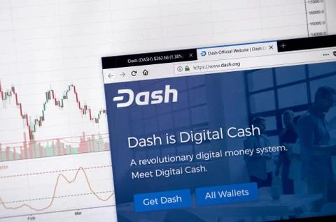 Dash home page Stockfoto's