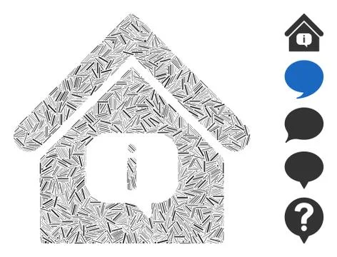 Dash Mosaic Hint Building Icon Ilustración de archivo
