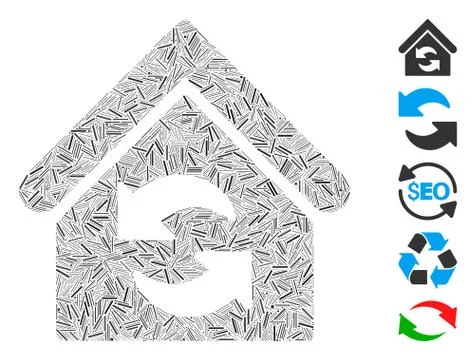 Dash Mosaic Update Building Ilustração Stock