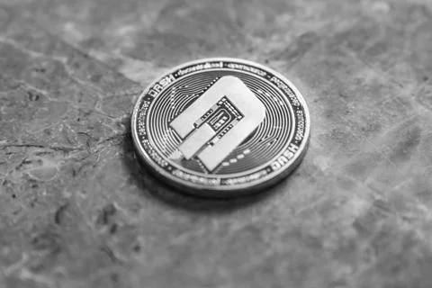 Dash Secure Cryptocurrency Coin Stock Photos