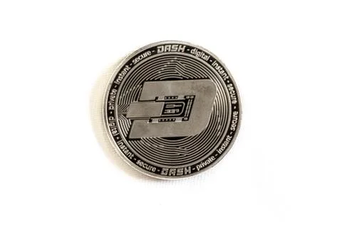 Dash Secure Cryptocurrency Coin Stock Photos