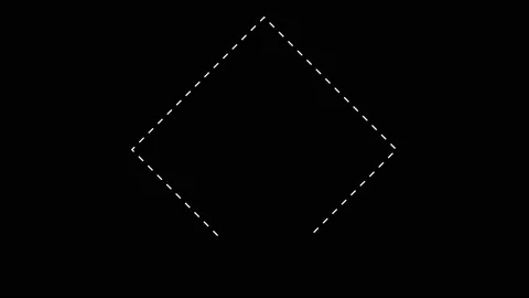 Dash Shape Elements with Alpha Channel. Stock Footage 114073683