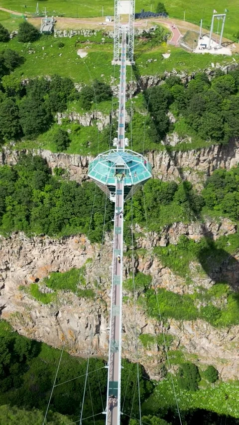 Dashbashi Diamond Bridge Viewing Platform Stock Footage 339711649