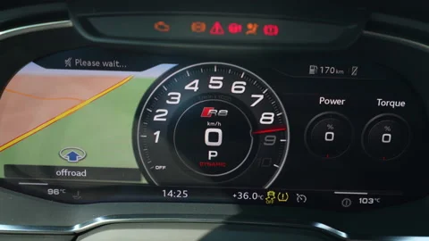 Dashboard in auto Stock-Footage 157219126