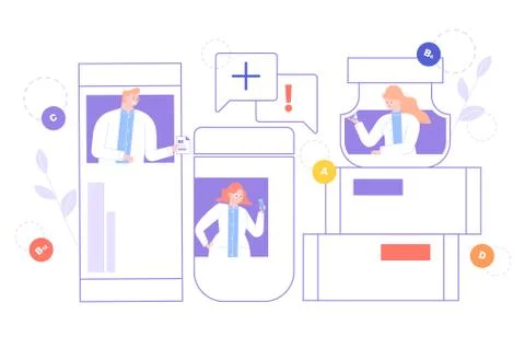 Dashboard with boxes of medicine. Stock Illustration