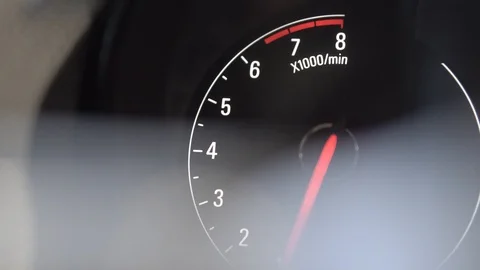 Dashboard in car Stock Footage 106596008