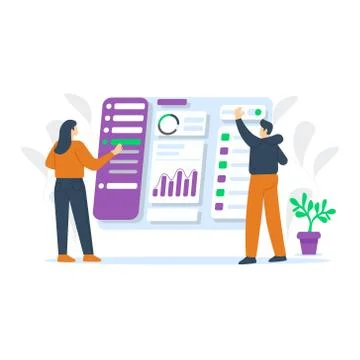 Dashboard design vector illustration concept Stock Illustration