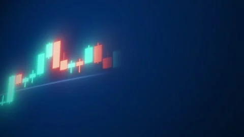 Dashboard financial Candle chart graph, stock market, trading sell buy analytics Stock Footage 302346720