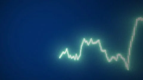 Dashboard financial Chart Line graph, stock market rates growth business success Stock Footage 302346780