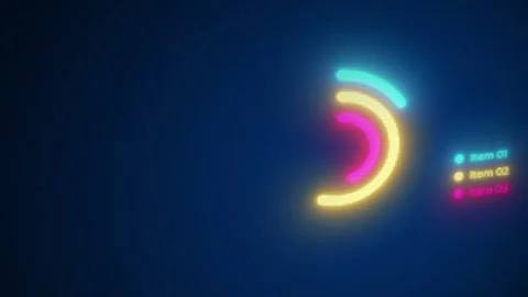 Dashboard financial pie chart graph, infographic, growth, business profit, copy Stock Footage 302346760