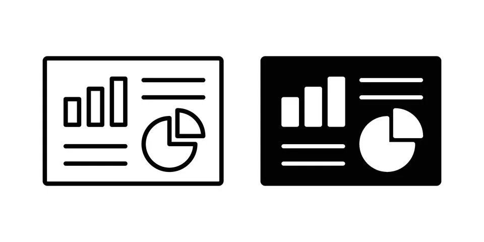 Dashboard icon or illustration vector symbols Stock Illustration