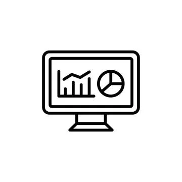 Dashboard Icon Perfect for Analytics Tools Stock Illustration
