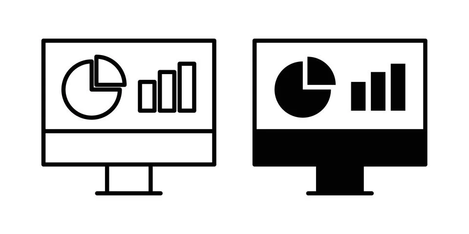 Dashboard icon vector editable eps10 Stock Illustration