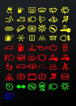 Dashboard icons Stock Illustration