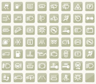 Dashboard icons Stock Illustration