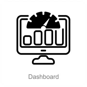 Dashboard Stock Illustration
