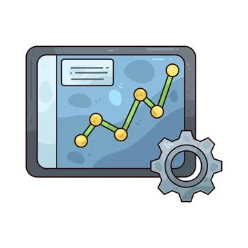 Dashboard illustration Stock Illustration