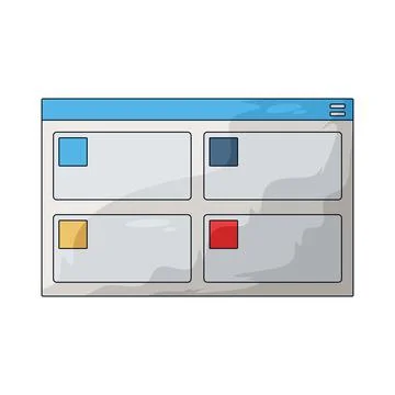 Dashboard illustration Stock Illustration