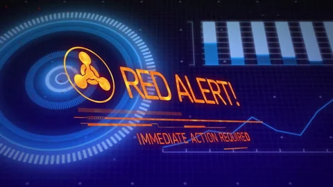 Dashboard loading scan ring spinning alert icon expanding charts pulsing 動画素材 312898289