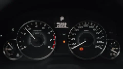 The dashboard of a modern car. Stock Footage 314339105