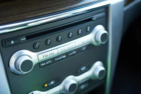 Dashboard in modern car interior. Foto stock