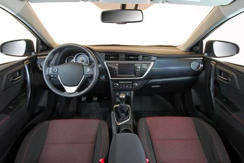 Dashboard of a modern car Stock Photos