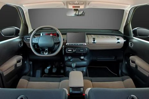 Dashboard of a modern car Stock Photos