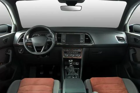 Dashboard of a modern car Foto stock