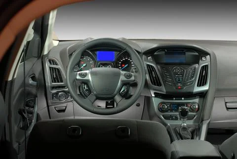Dashboard of a modern car Stock Photos