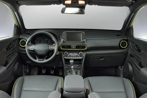 Dashboard of a modern car Stock Photos