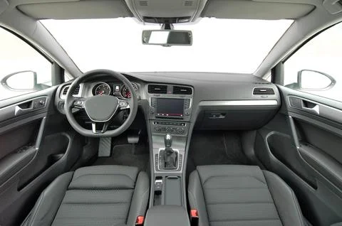 Dashboard of a modern car Stock Photos
