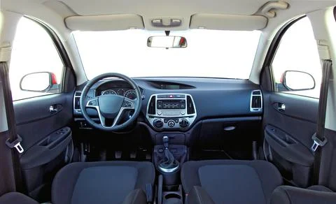 Dashboard of a modern car Stock Photos