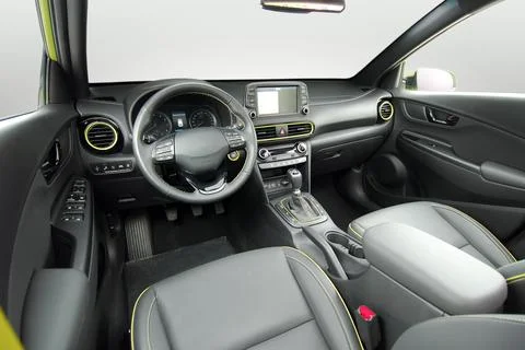 Dashboard of a modern car Stock Photos