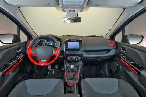 Dashboard of a modern car Stockfoto's