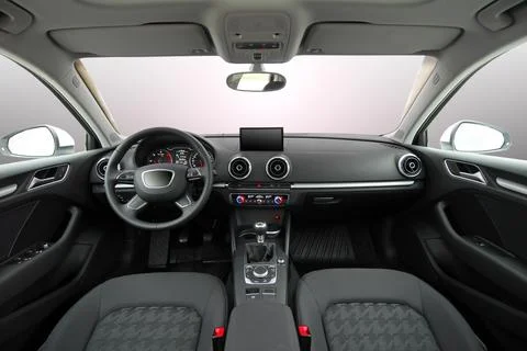 Dashboard of a modern car Stock Photos