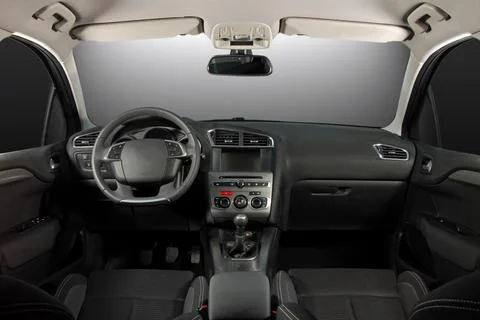Dashboard of a modern car Stock Photos