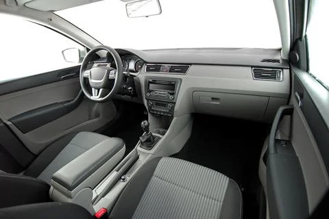 Dashboard of a modern car Stock Photos